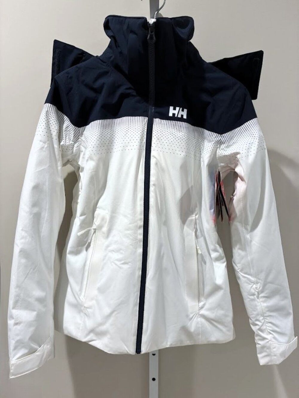NWT Helly Hansen W Motionista LIFALOFT Ski Jacket Women’s Small Navy White RECCO